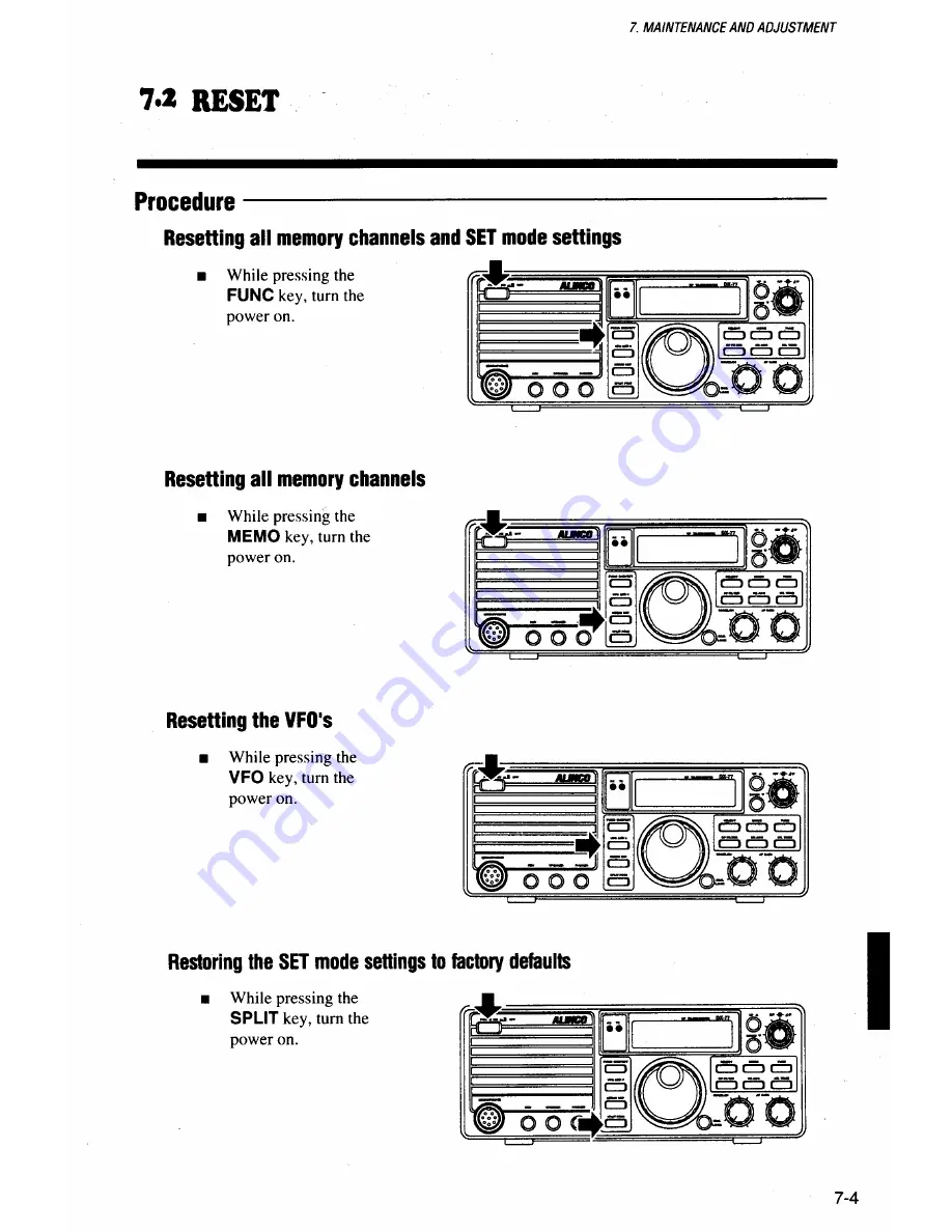 Alinco DX-77 Instruction Manual Download Page 87