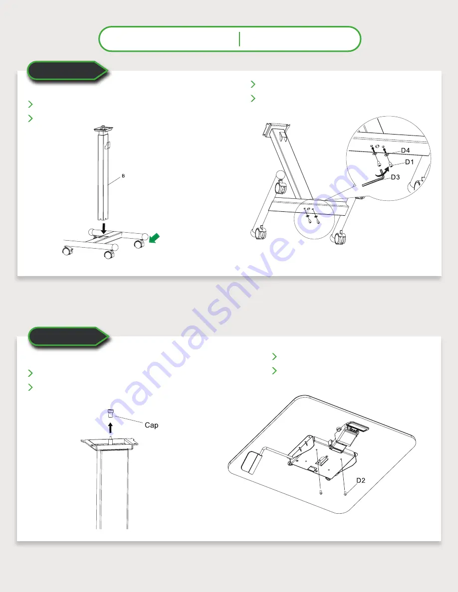 Alinea Nano Tilt ALN-LTM-1L2S-M Series Assembly And Instructions Download Page 4