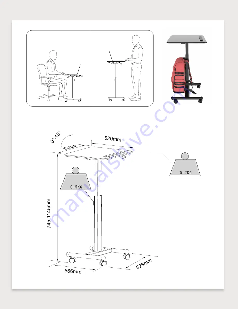 Alinea Nano Tilt ALN-LTM-1L2S-M Series Assembly And Instructions Download Page 7