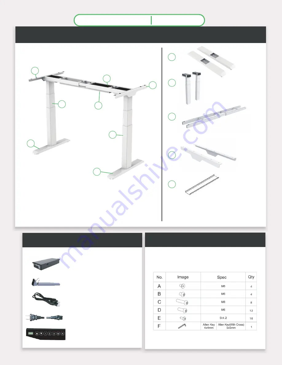 Alinea Vantage-Plus ALN-LTM-2L3S-2M Series Assembly And Instructions Download Page 3