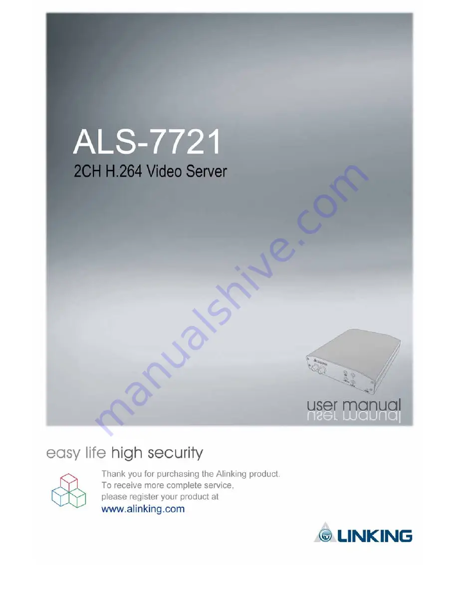 Alinking ALS-7721 User Manual Download Page 1