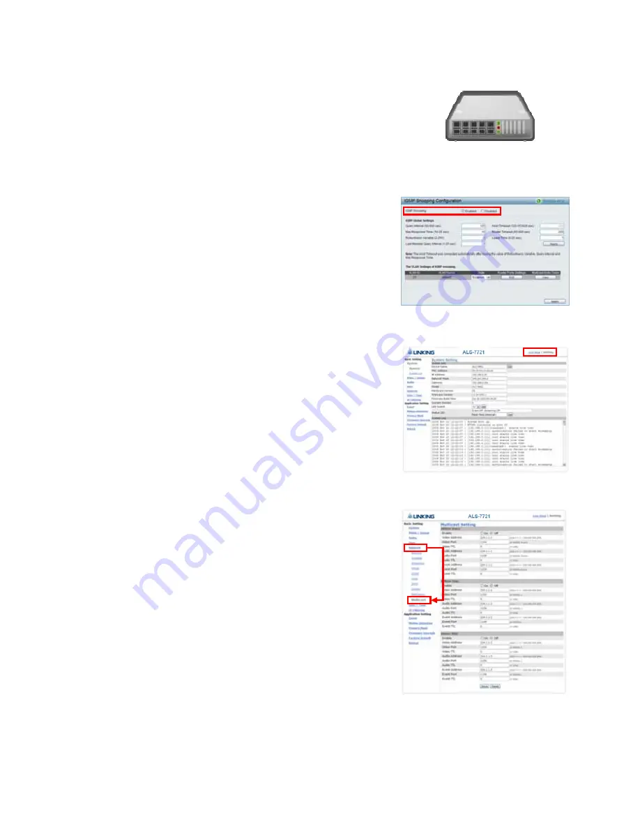 Alinking ALS-7721 User Manual Download Page 125