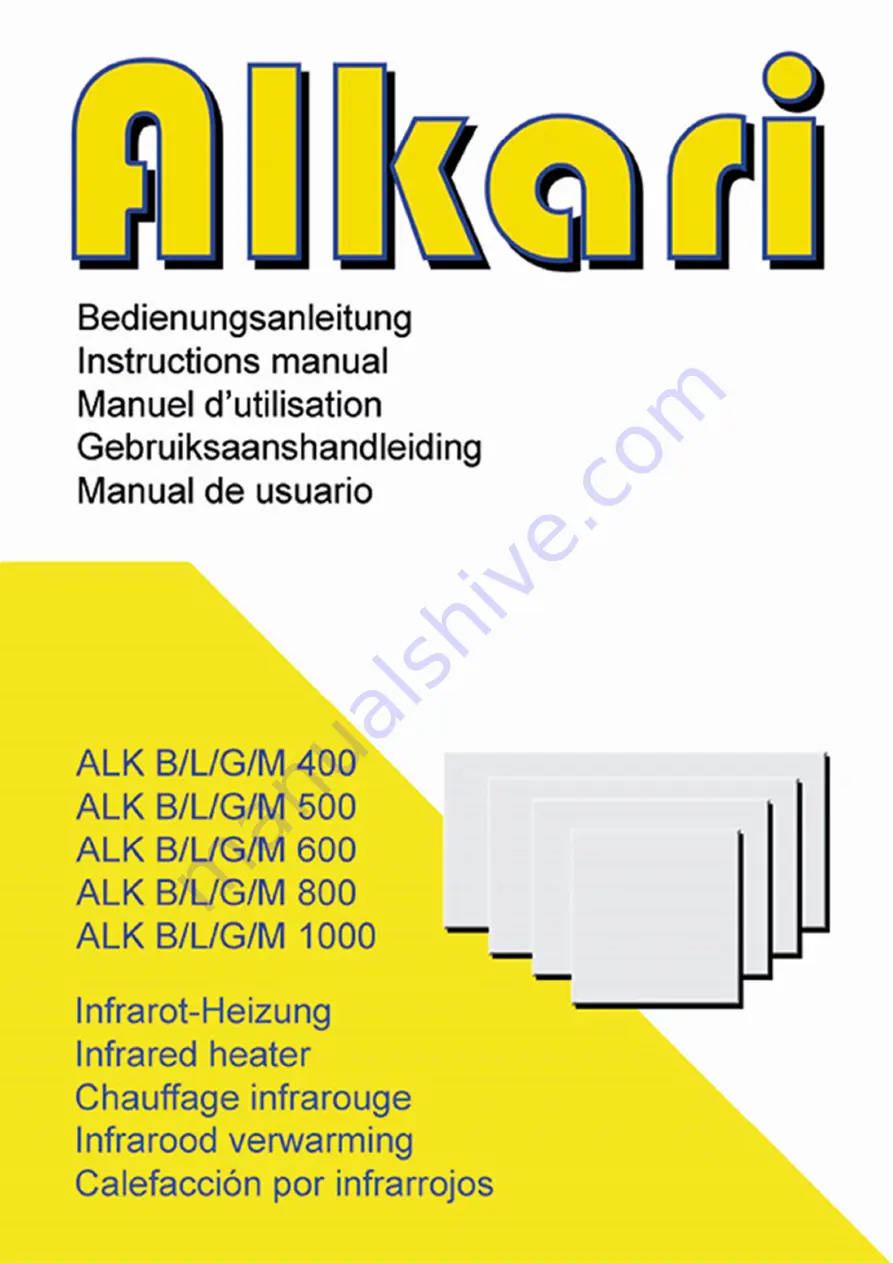 Alkari ALK-B-1000 Instruction Manual Download Page 1