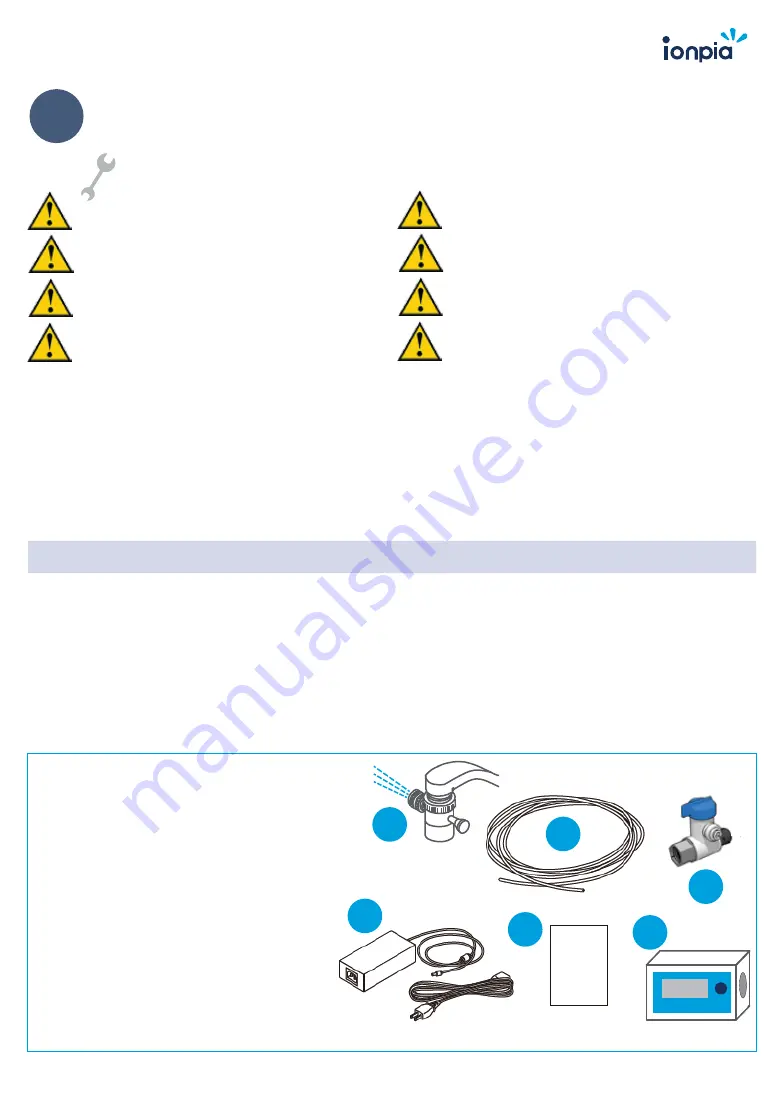 AlkaViva The ionpia H2 Owner'S Manual Download Page 6