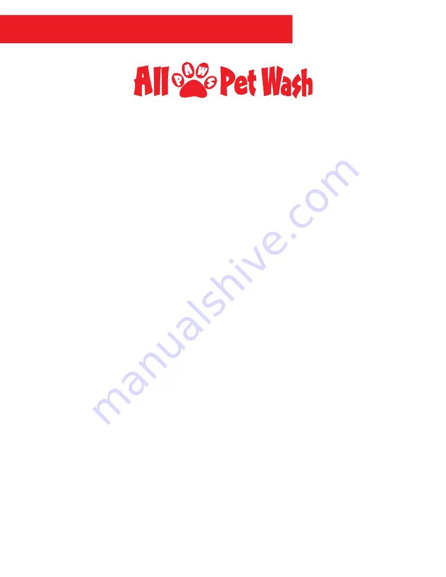 All Paws Pet Wash ADA813 Скачать руководство пользователя страница 13