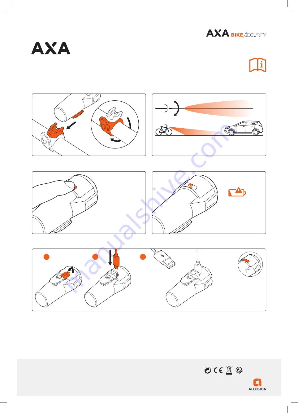 Allegion AXA Compactline 20 Front Скачать руководство пользователя страница 1