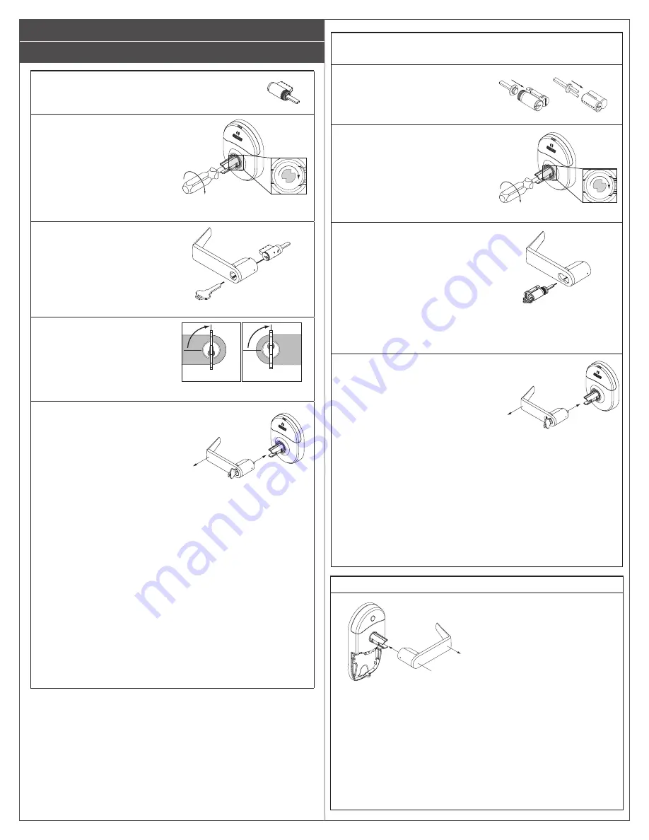 Allegion SCHLAGE NDEB Installation Instructions Manual Download Page 16