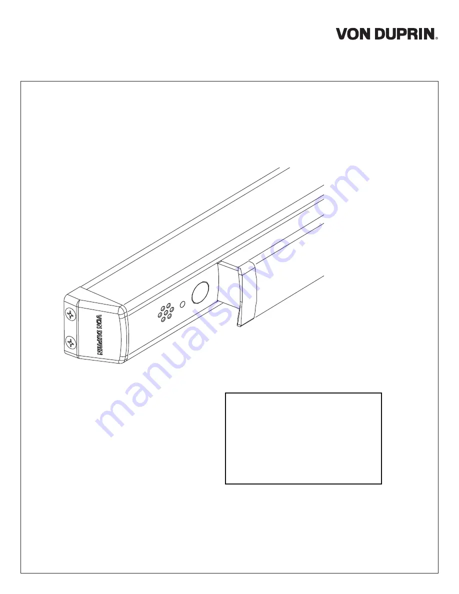 Allegion Von Duprin 33/35 Series Скачать руководство пользователя страница 1