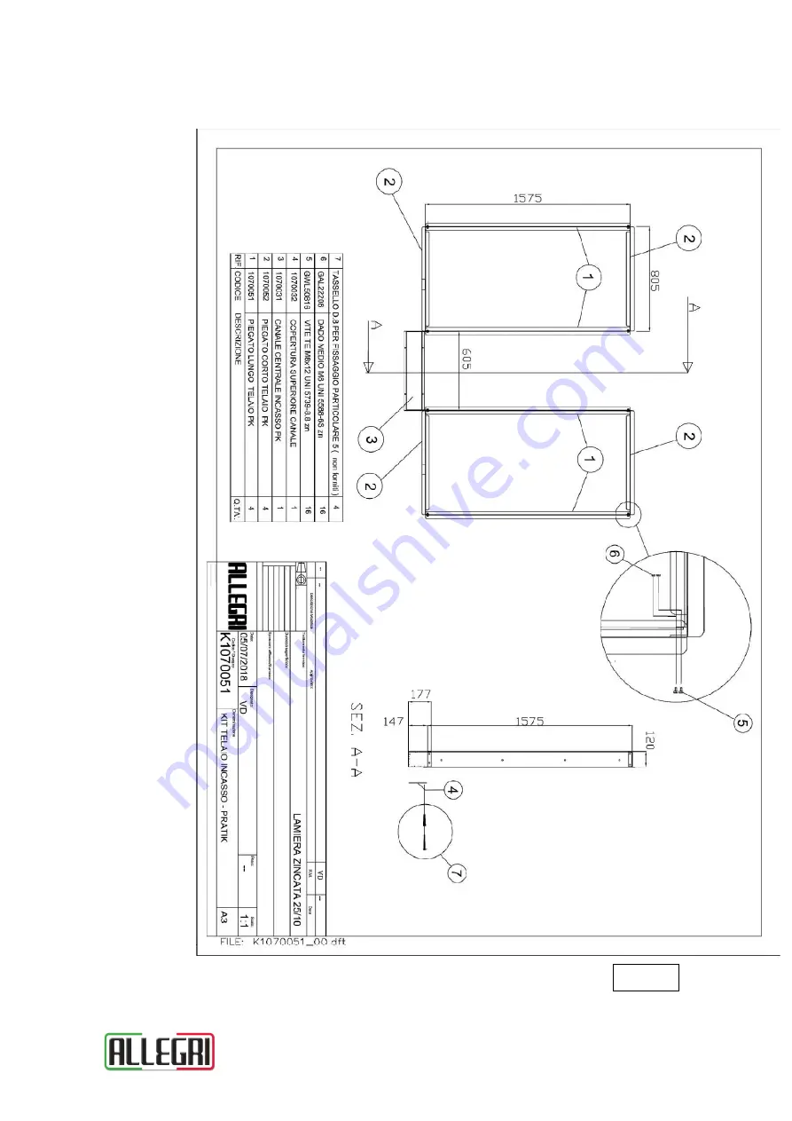 Allegri PRATIK 30 Use And Maintenance Manual Download Page 14