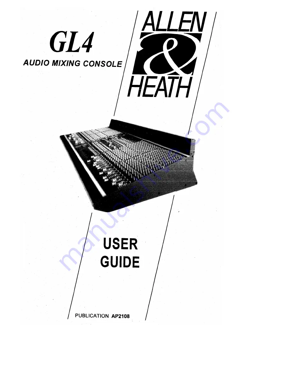 ALLEN & HEATH GL 4 User Manual Download Page 1