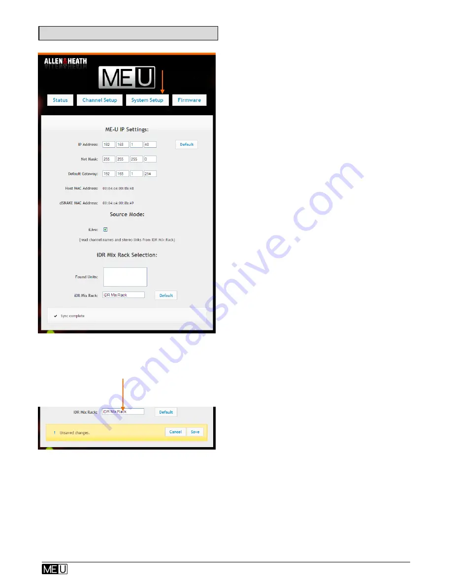 ALLEN & HEATH ME U User Manual Download Page 14