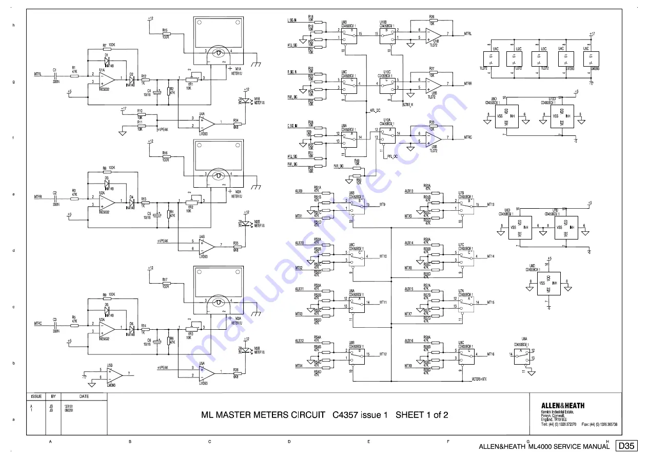 ALLEN & HEATH ML4000 Скачать руководство пользователя страница 65