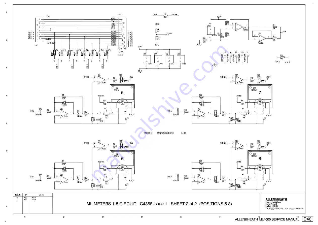 ALLEN & HEATH ML4000 Скачать руководство пользователя страница 70