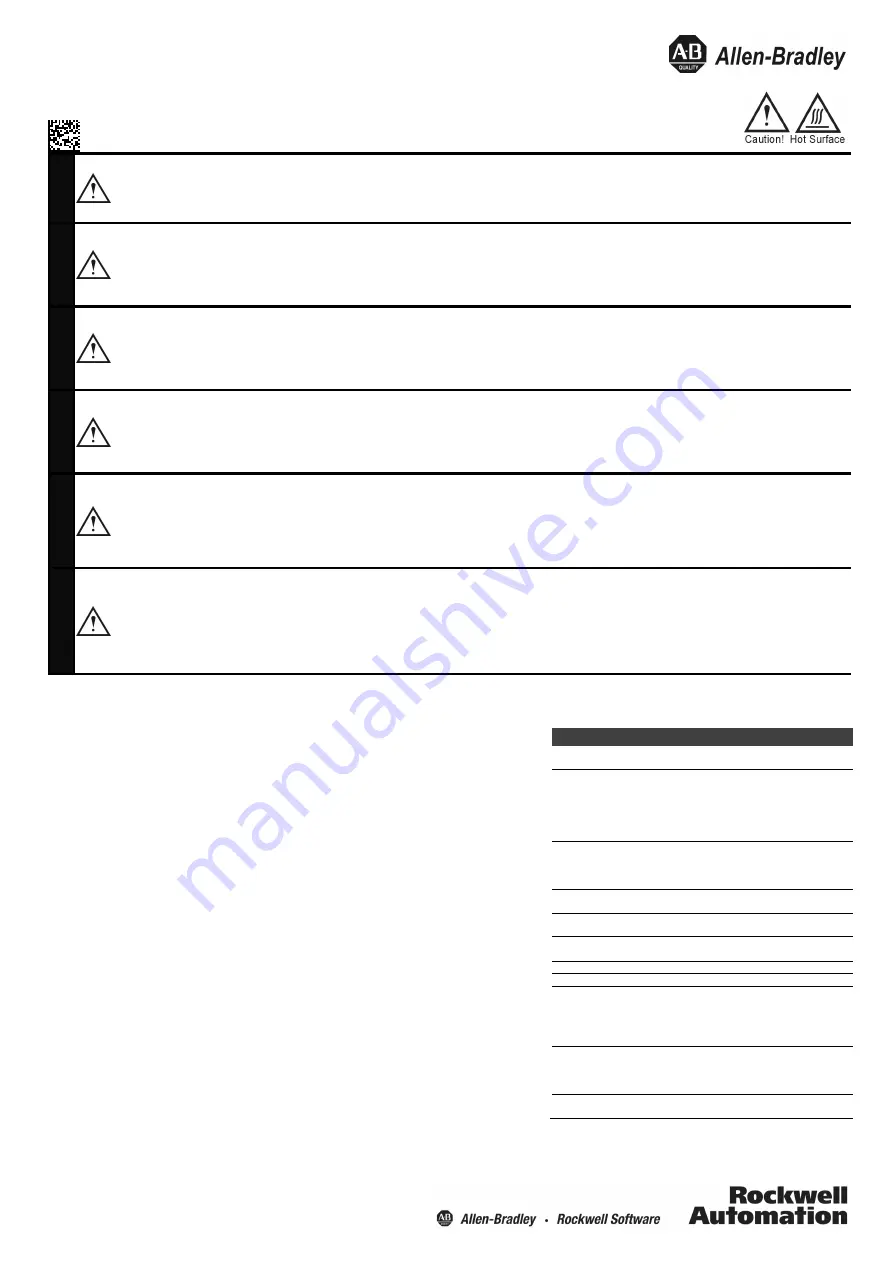 Allen-Bradley 1606-XLE480FP Installation Instructions Download Page 1