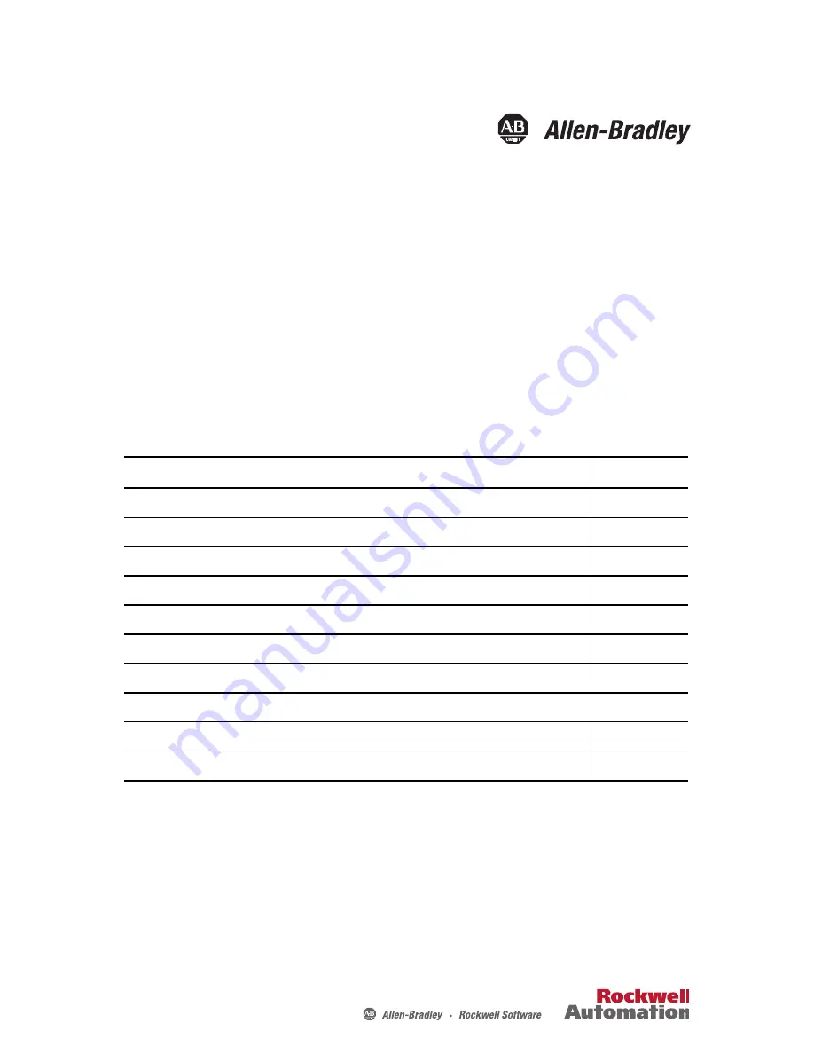 Allen-Bradley 1790-T0A8X Installation Instructions Manual Download Page 1