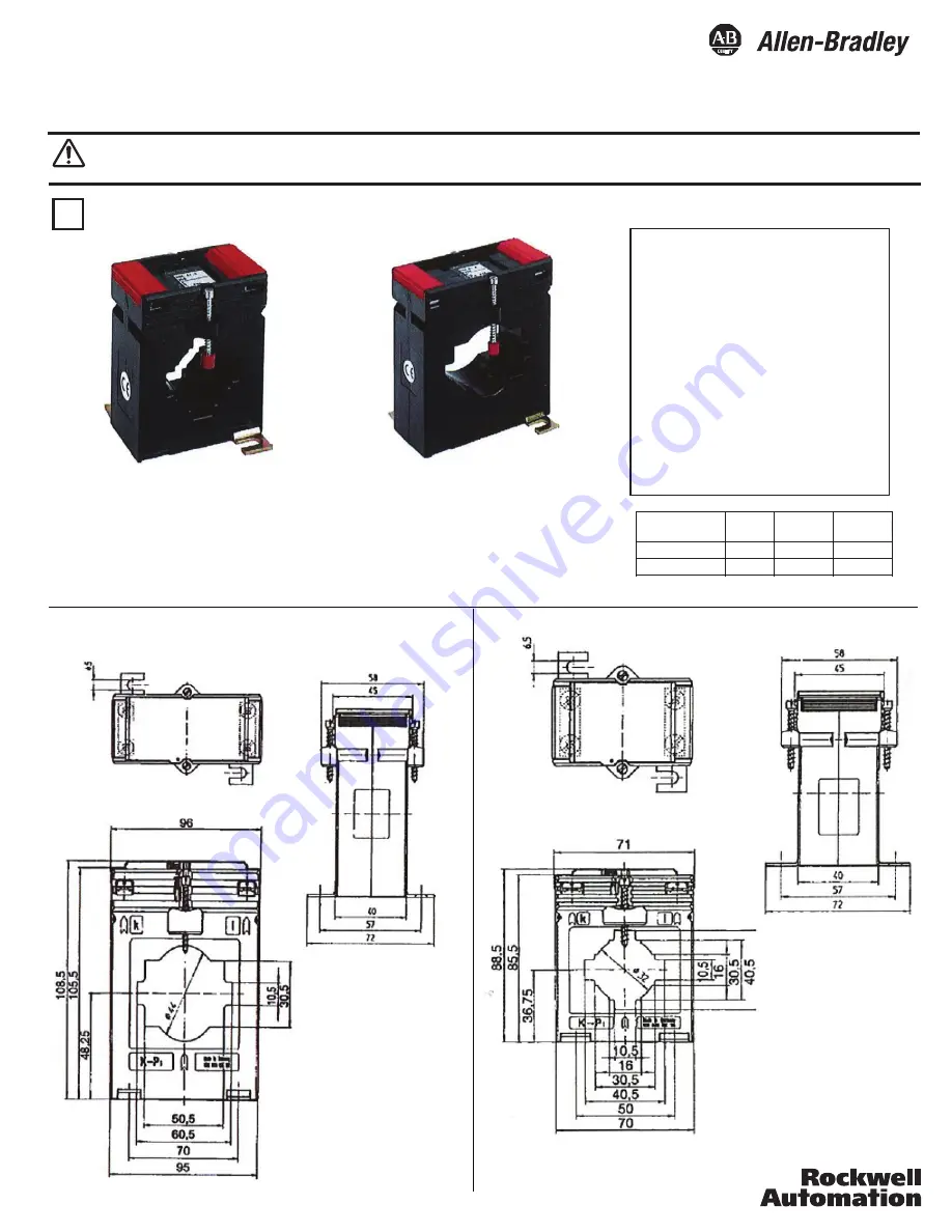 Allen-Bradley 193-CT-CE-300A Скачать руководство пользователя страница 1