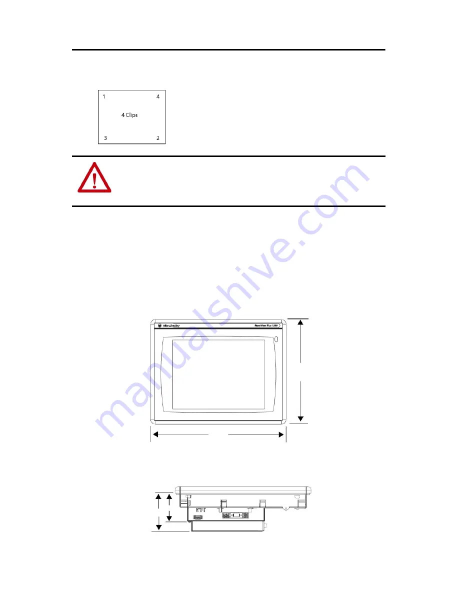 Allen-Bradley 2711P-RDT12H Installation Instructions Manual Download Page 12