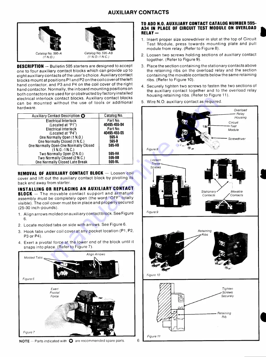 Allen-Bradley Bulletin 505 Скачать руководство пользователя страница 6