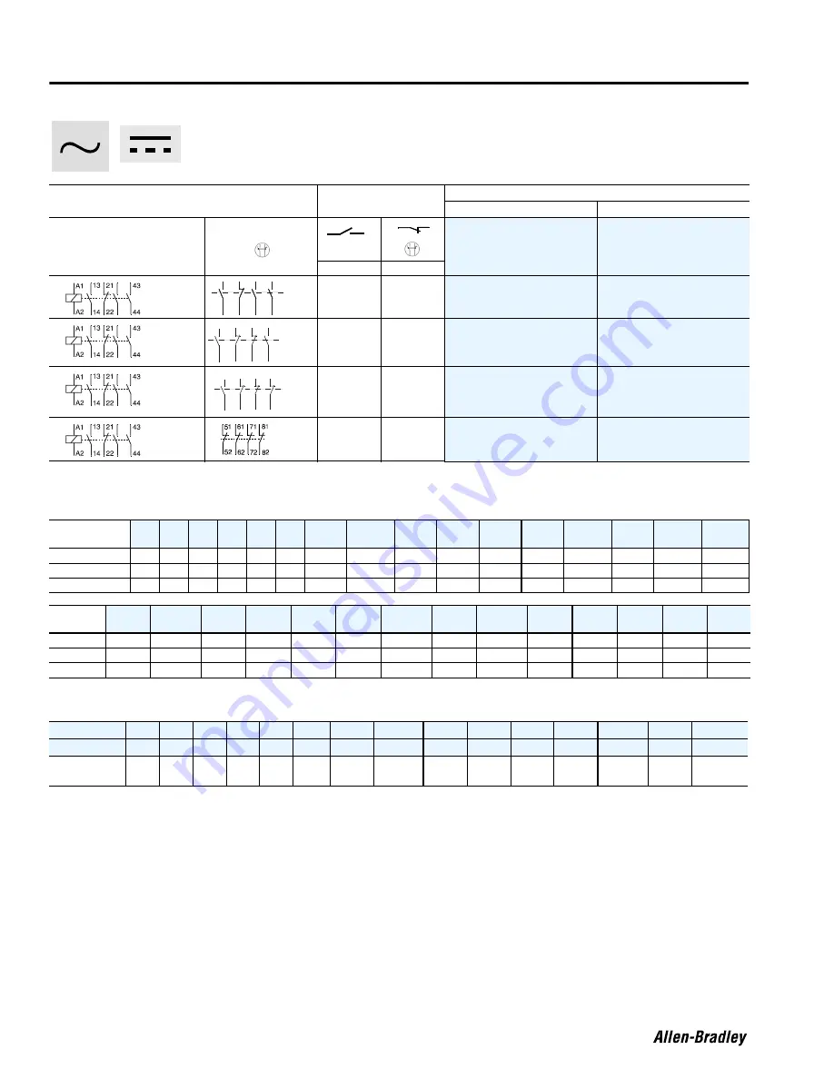 Allen-Bradley Bulletin 700S-CF Manual Download Page 4