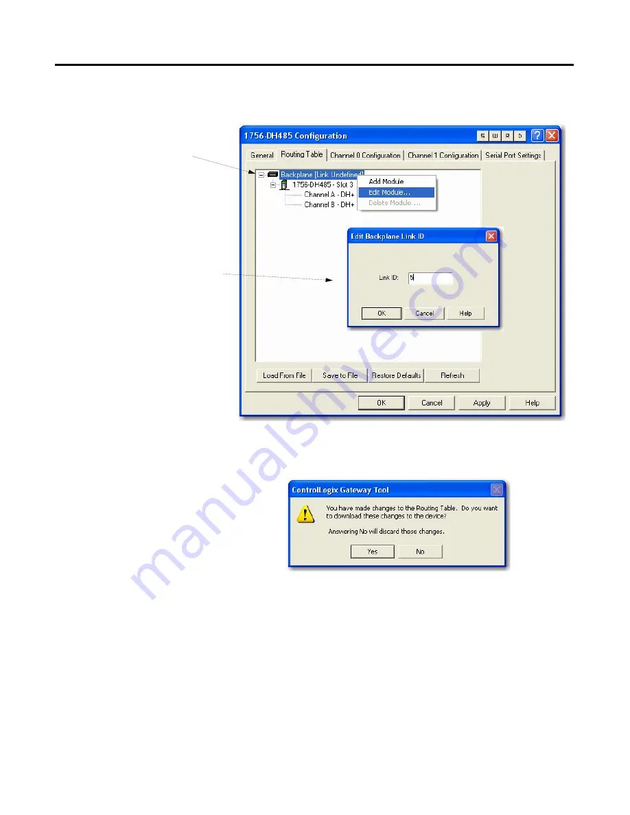 Allen-Bradley ControlLogix 1756-DH485 Скачать руководство пользователя страница 53