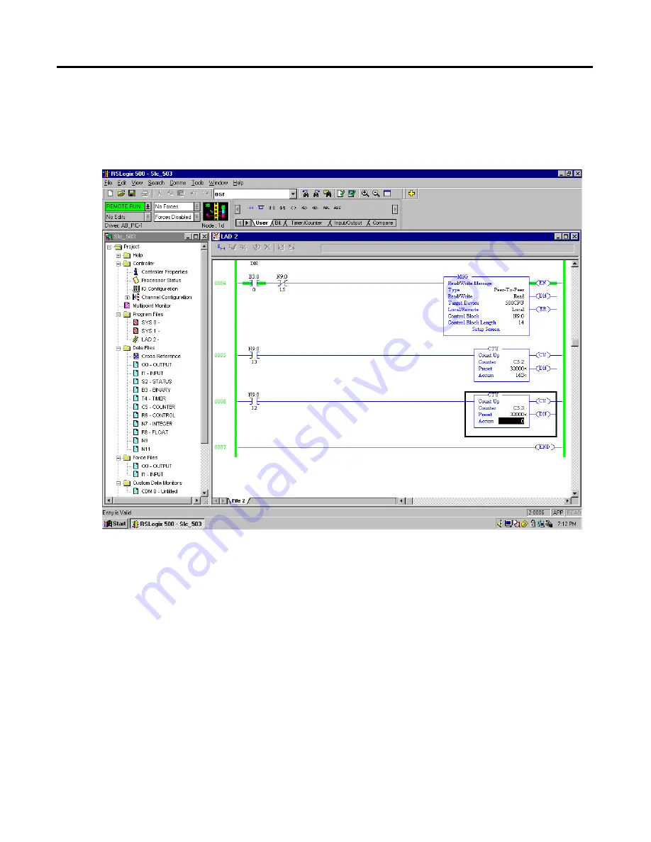 Allen-Bradley ControlLogix 1756-DH485 User Manual Download Page 58