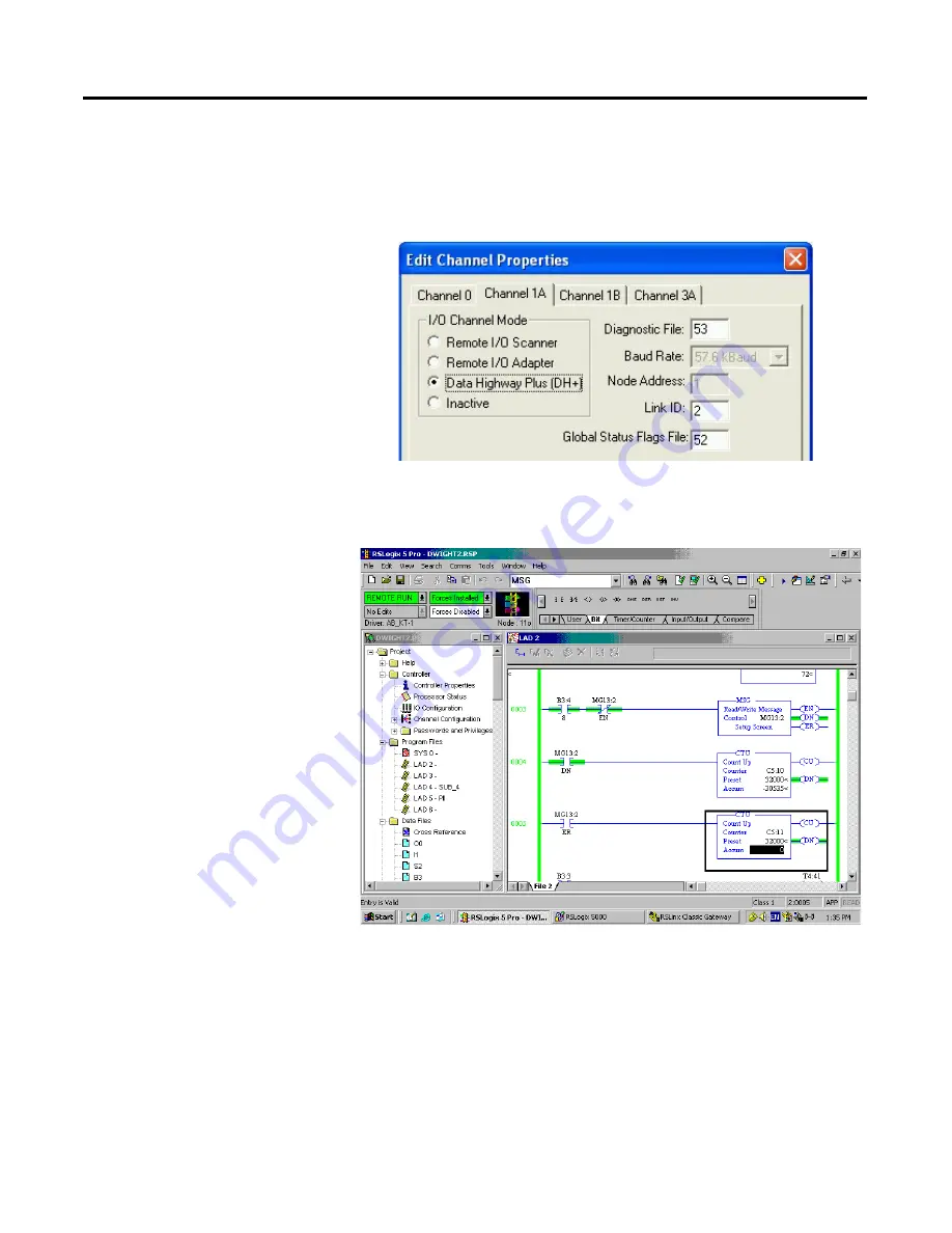 Allen-Bradley ControlLogix 1756-DH485 Скачать руководство пользователя страница 76