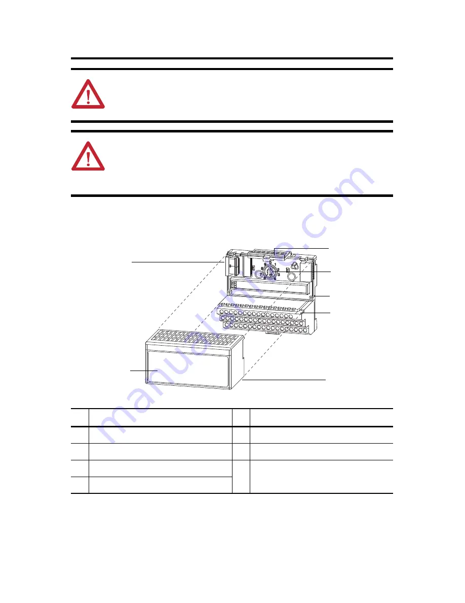 Allen-Bradley FLEX I/O 1794-IG16 Installation Instructions Manual Download Page 6