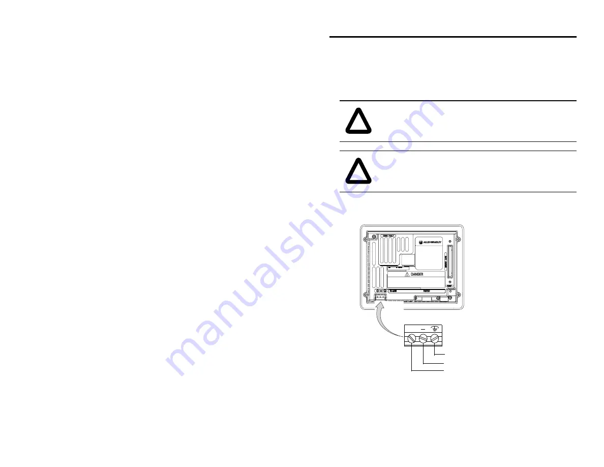 Allen-Bradley PanelView 550 Installation Instructions Manual Download Page 61