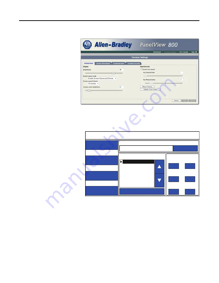 Allen-Bradley PanelView 800 2711R-T10T Скачать руководство пользователя страница 25