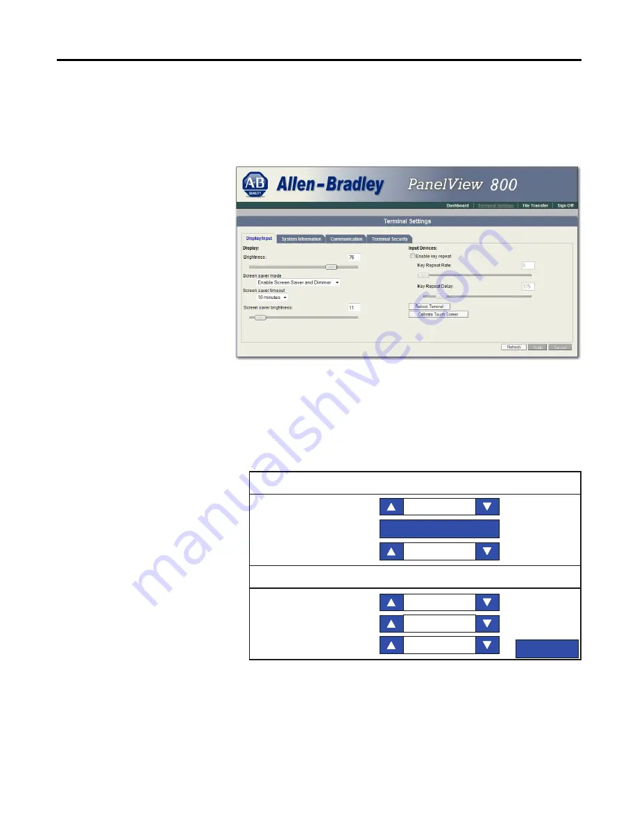 Allen-Bradley PanelView 800 2711R-T10T Скачать руководство пользователя страница 34