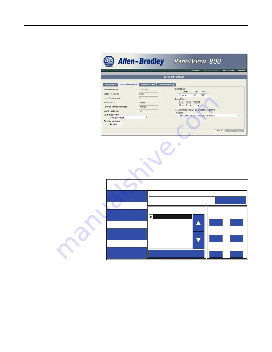 Allen-Bradley PanelView 800 2711R-T10T Скачать руководство пользователя страница 38