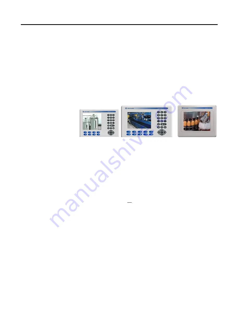 Allen-Bradley PanelView Plus 2711P User Manual Download Page 12