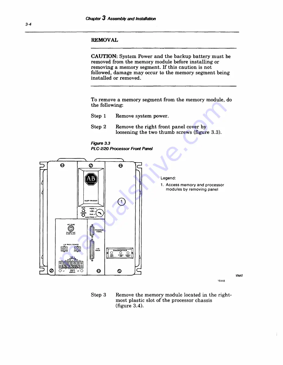 Allen-Bradley PLC-2/20 Assembly And Installation Manual Download Page 49