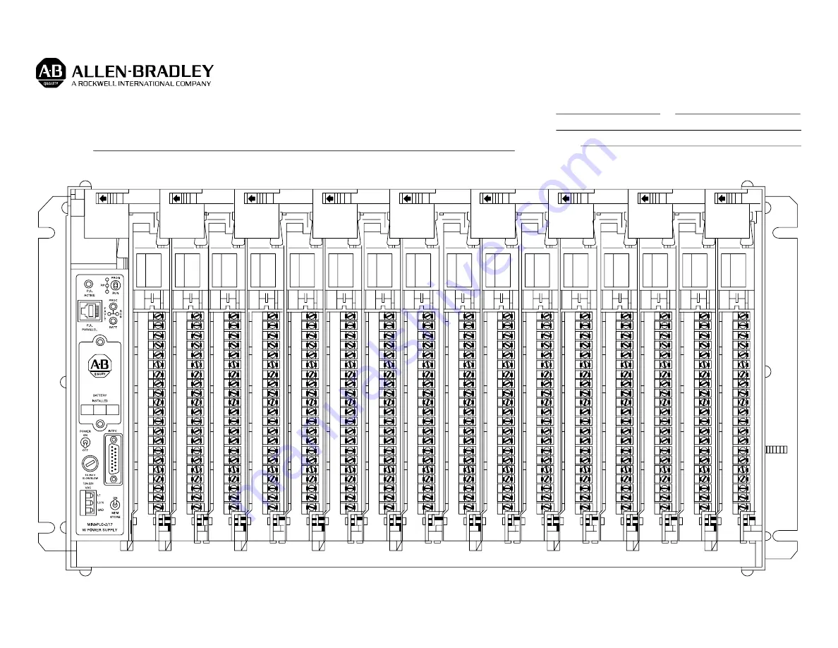 Allen-Bradley PLC-2/30 Programming And Operations Manual Download Page 60