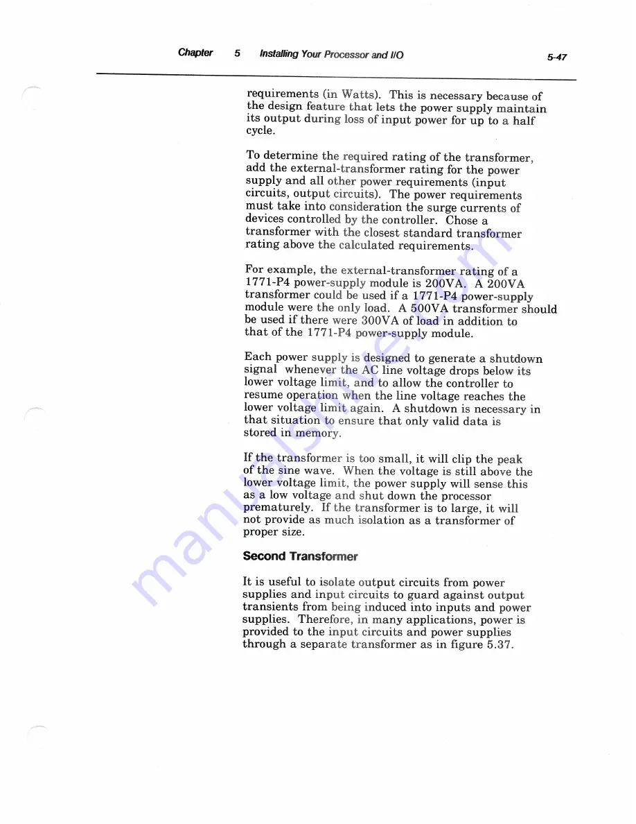 Allen-Bradley PLC-5/12 Assembly And Installation Manual Download Page 99