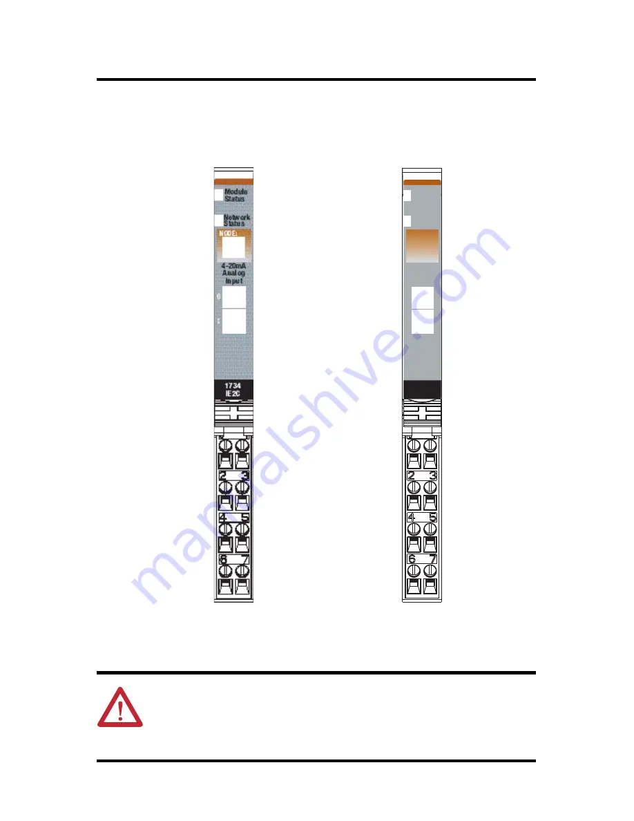 Allen-Bradley POINT I/O 1734-IE2C Installation Instructions Manual Download Page 12