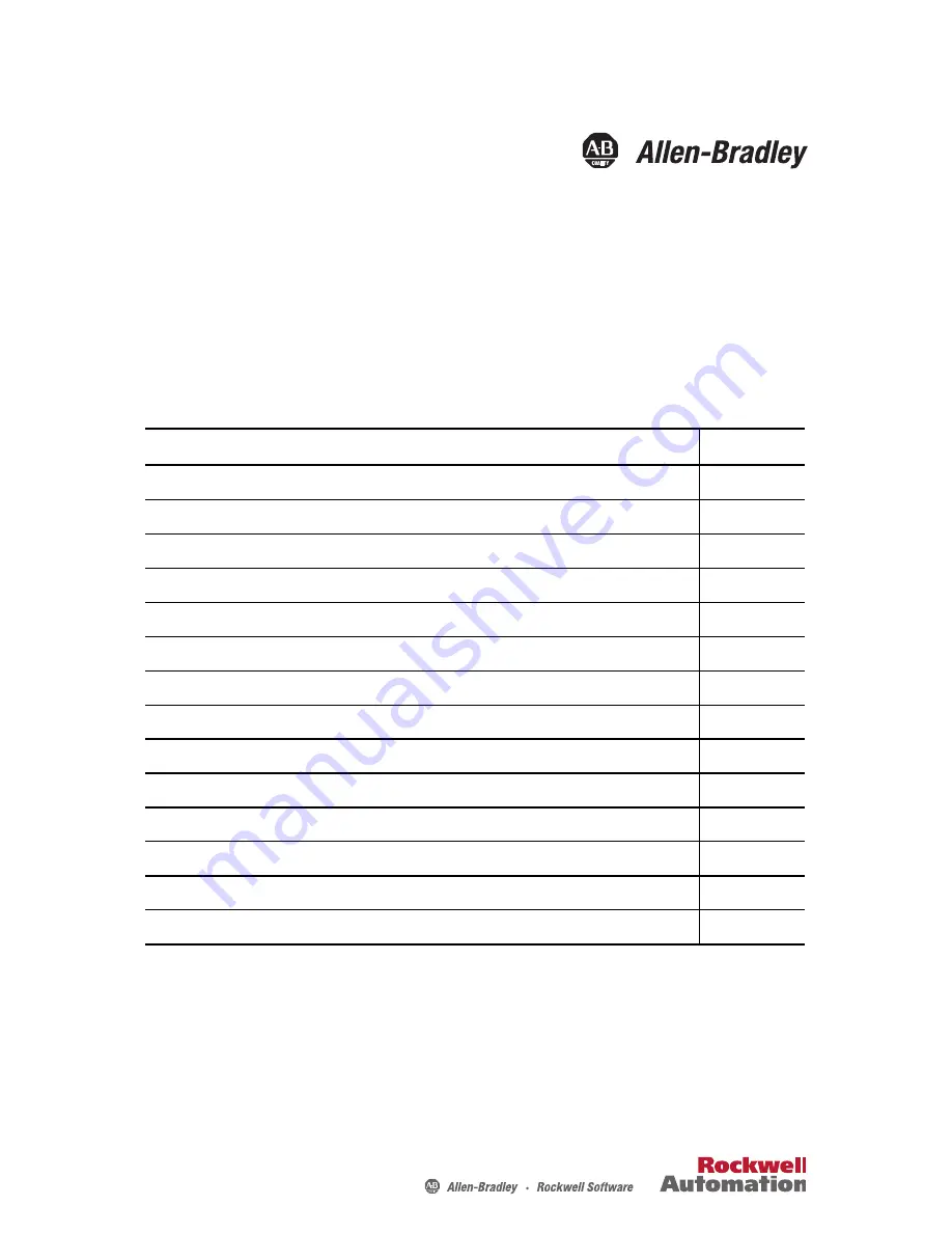 Allen-Bradley POINT I/O series Installation Instructions Manual Download Page 1