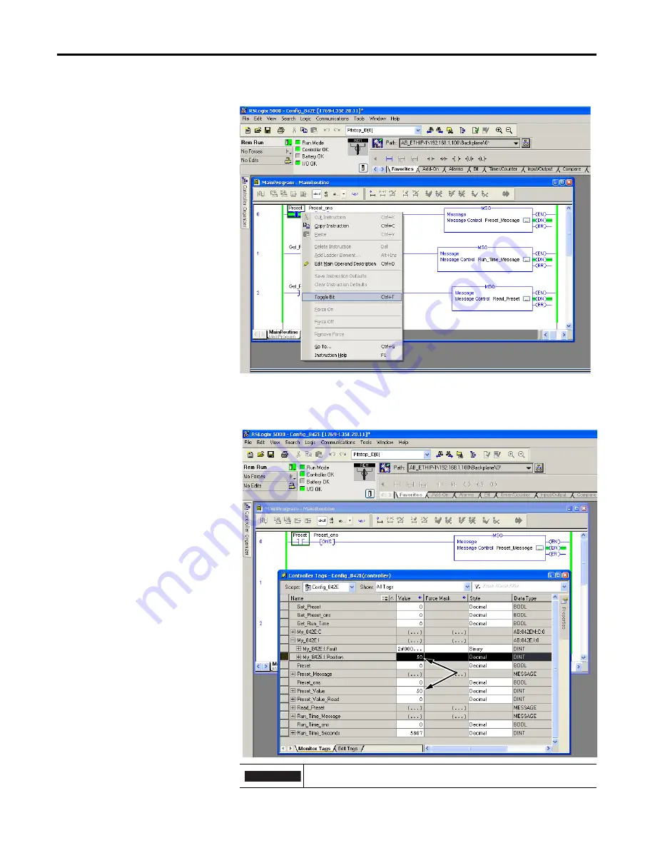 Allen-Bradley Rockwell Automation 842E-MIP Series User Manual Download Page 74