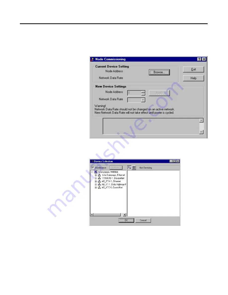 Allen-Bradley SLC 500 DeviceNet User Manual Download Page 59