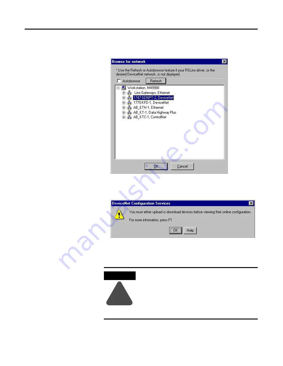 Allen-Bradley SLC 500 DeviceNet User Manual Download Page 78