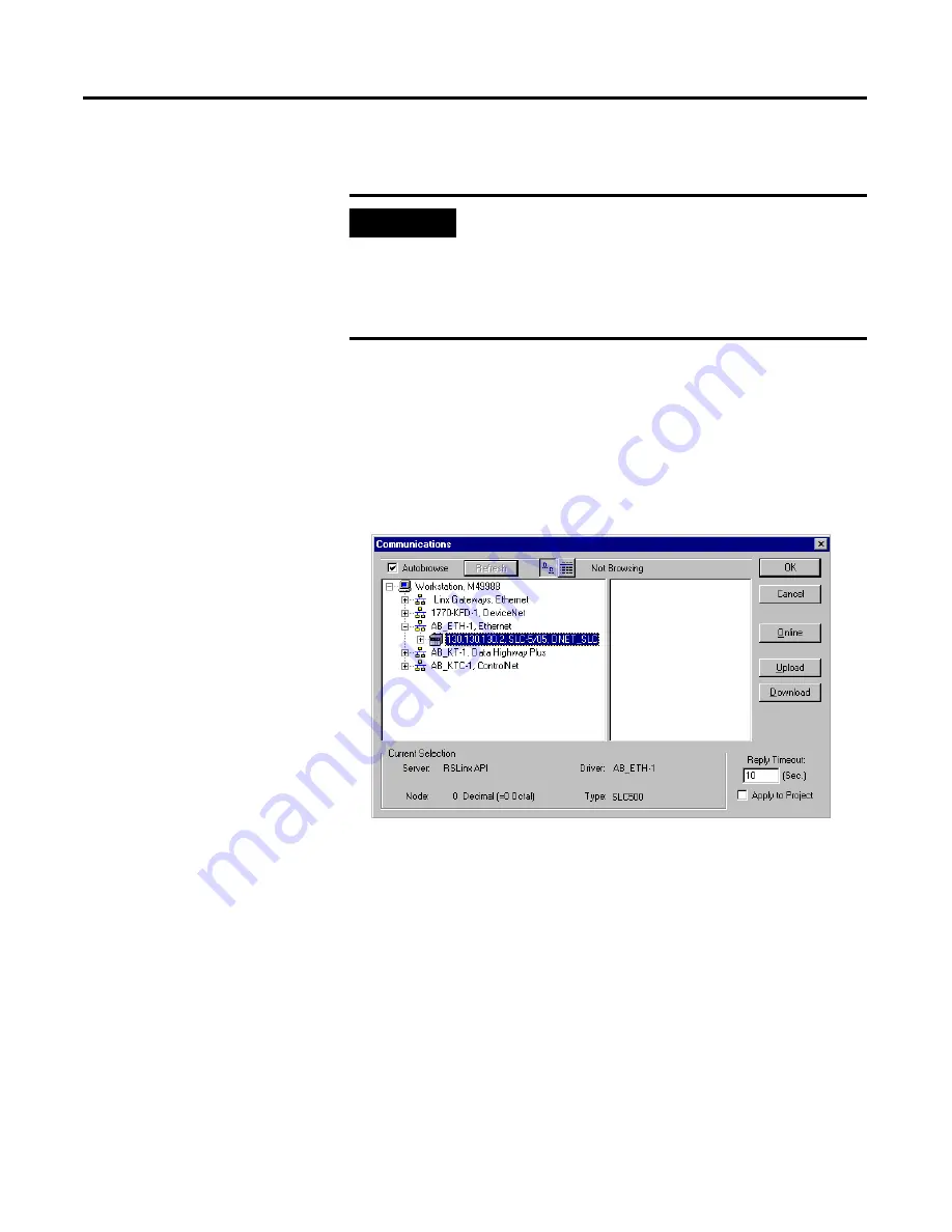 Allen-Bradley SLC 500 DeviceNet User Manual Download Page 92