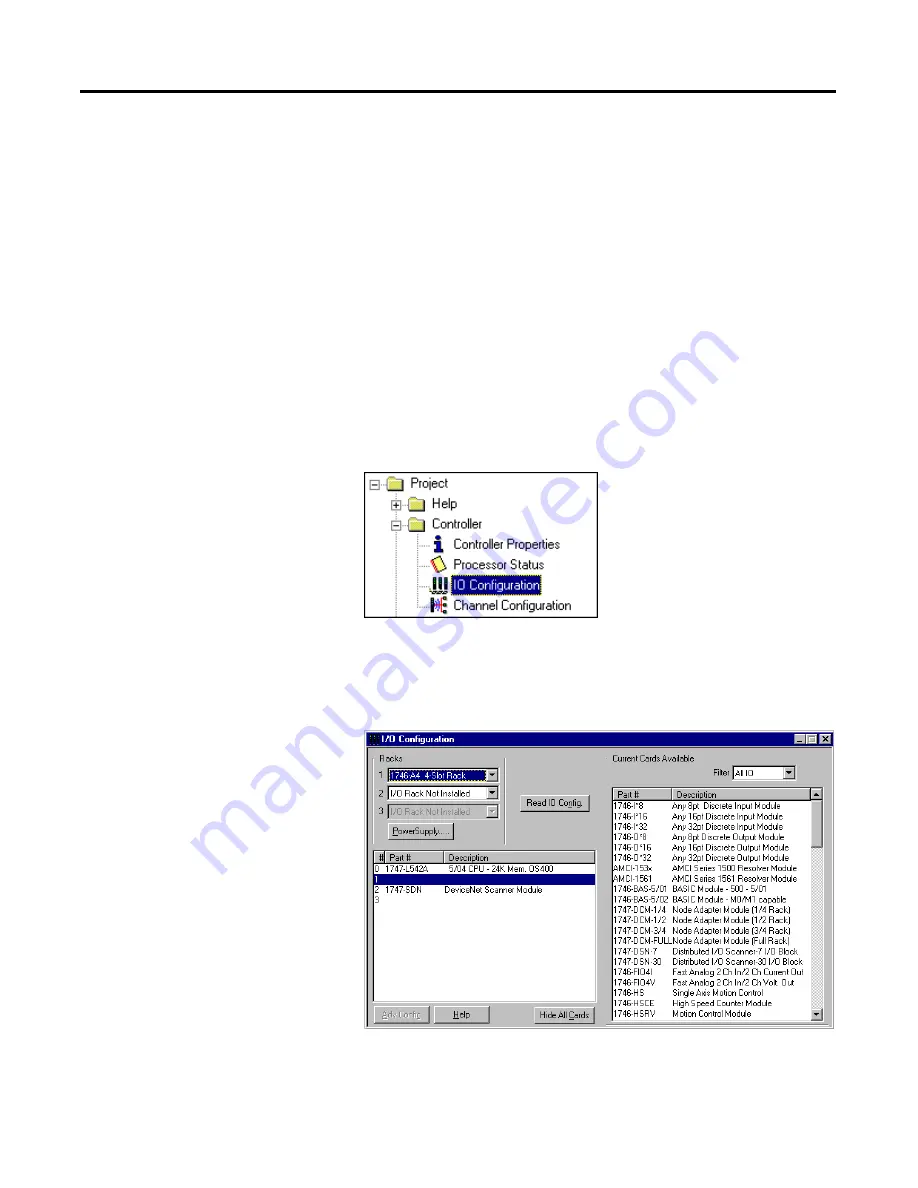 Allen-Bradley SLC 500 DeviceNet User Manual Download Page 107