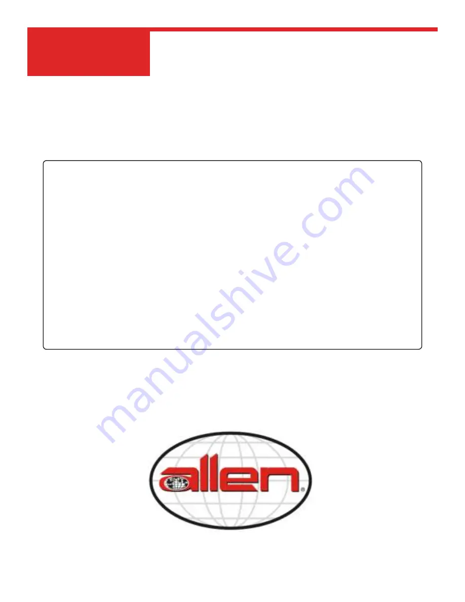 Allen Engineering Corporation MSP470A Manual Download Page 8