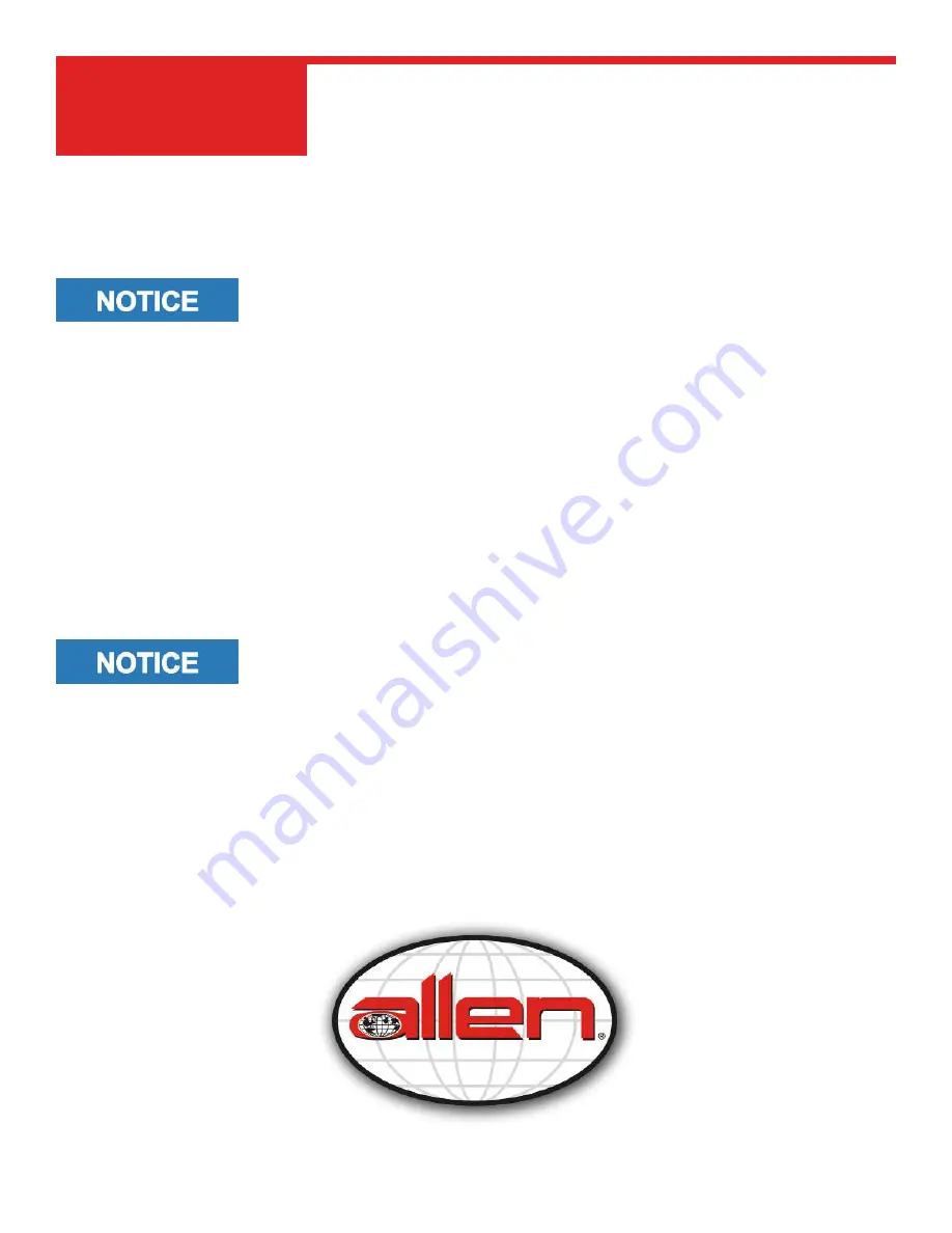 Allen Engineering Corporation RS832 Operations & Parts Manual Download Page 30