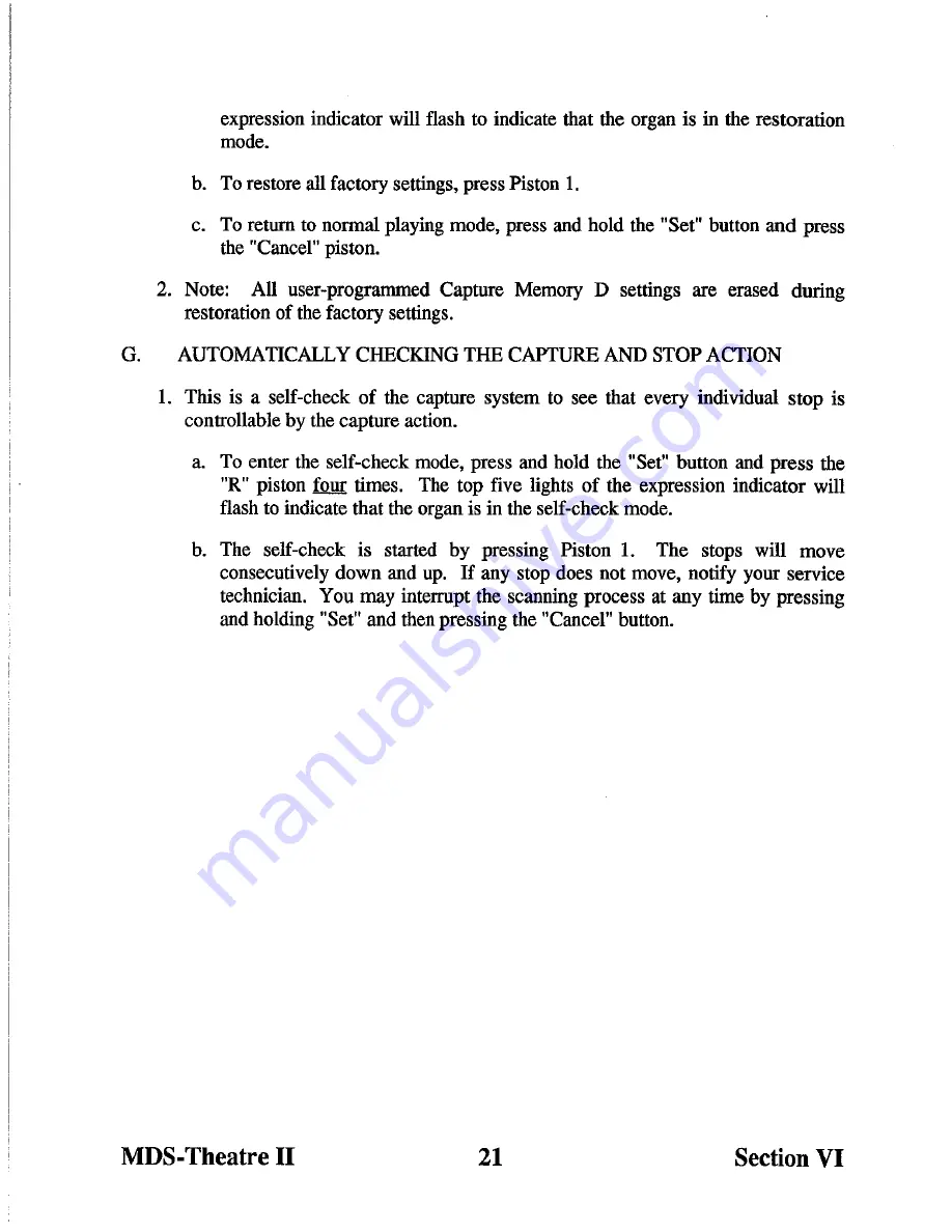 Allen Organ Company MDS THEATRE II User Manual Download Page 28