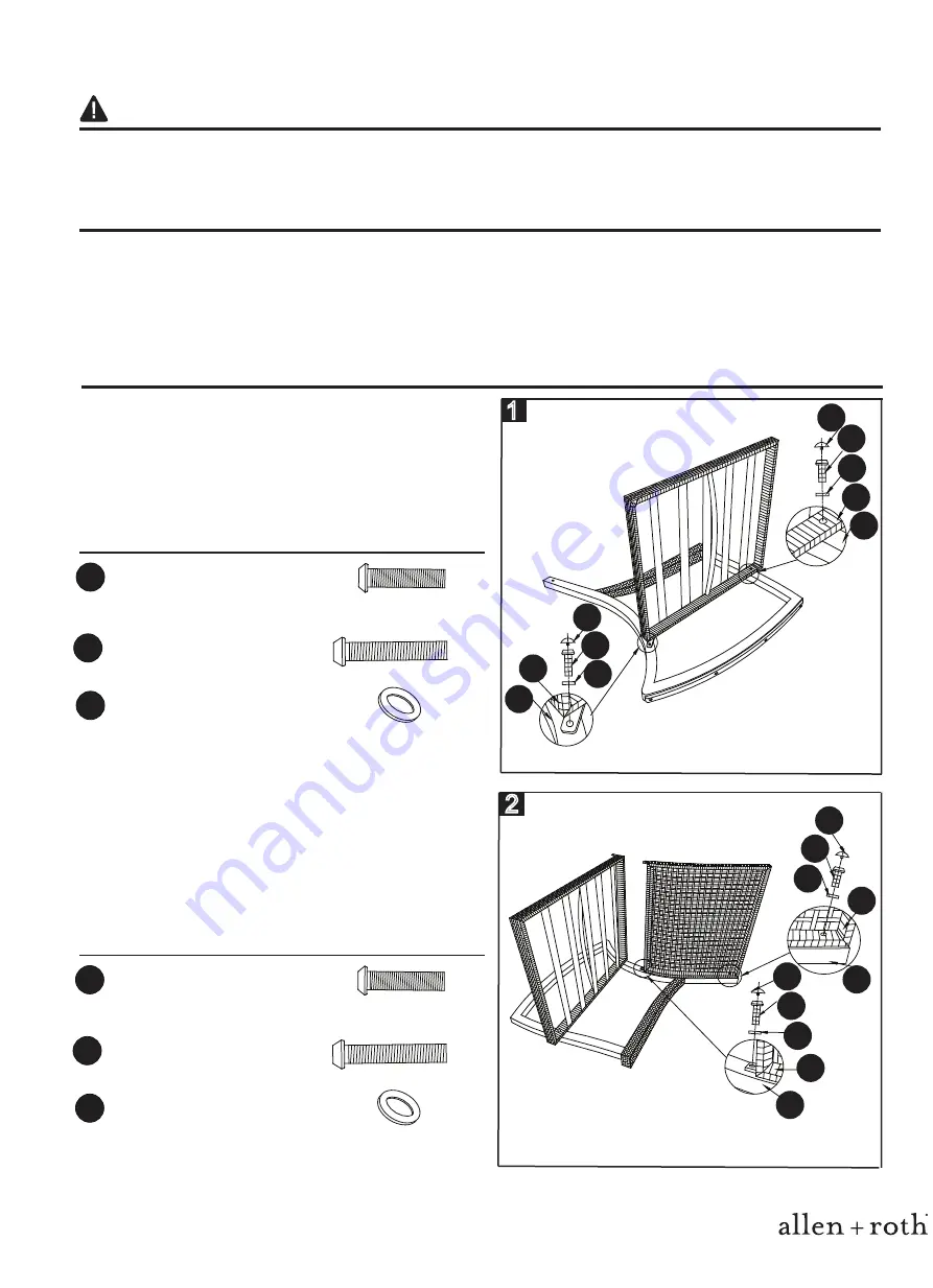 Allen + Roth 0493655 Скачать руководство пользователя страница 3