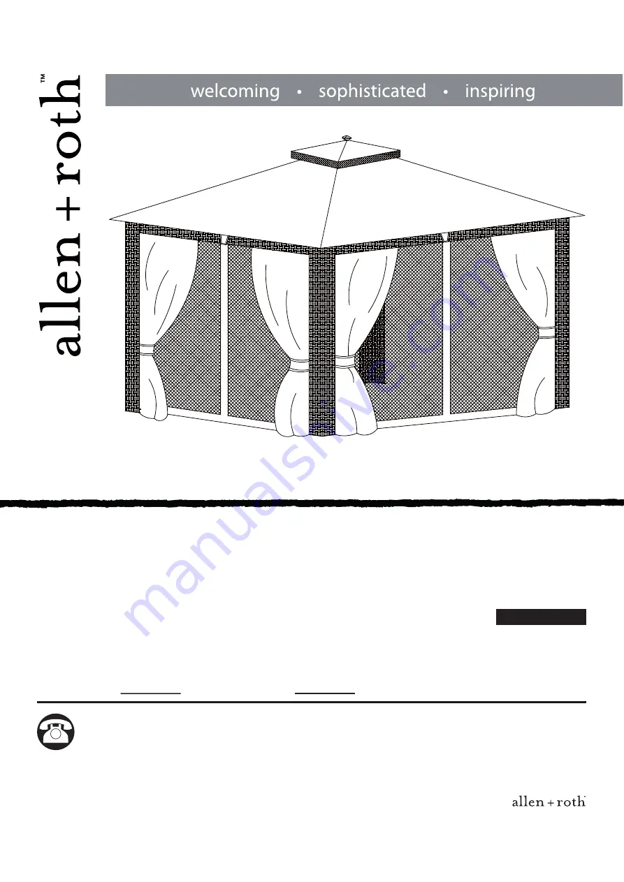 Allen + Roth 0630791 Скачать руководство пользователя страница 1