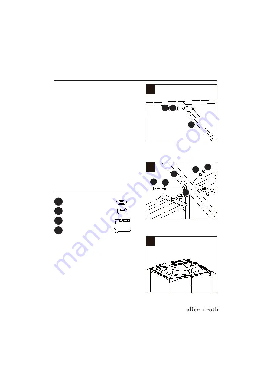 Allen + Roth 0732502 Assembly Instructions Manual Download Page 11