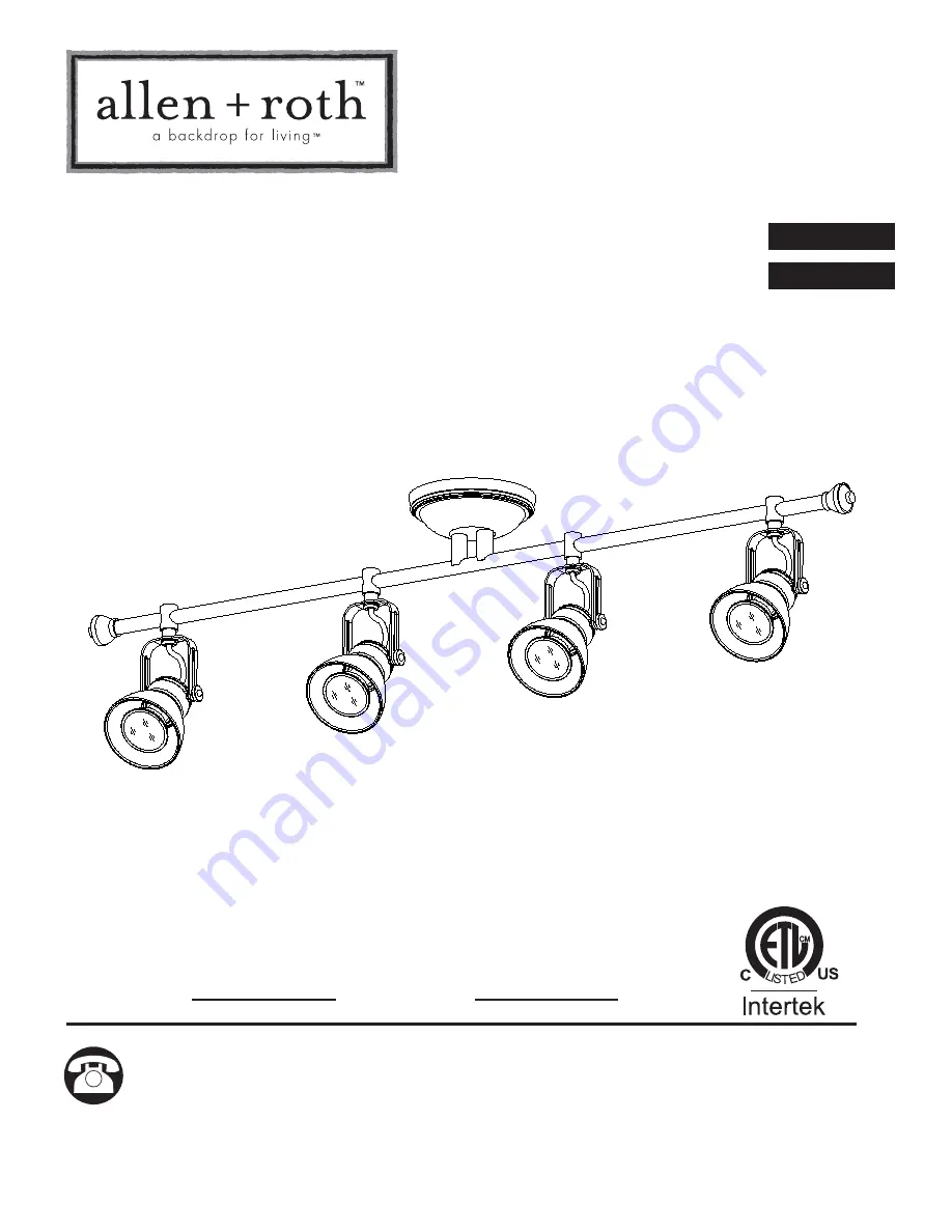 Allen + Roth 17624-000 User Manual Download Page 1