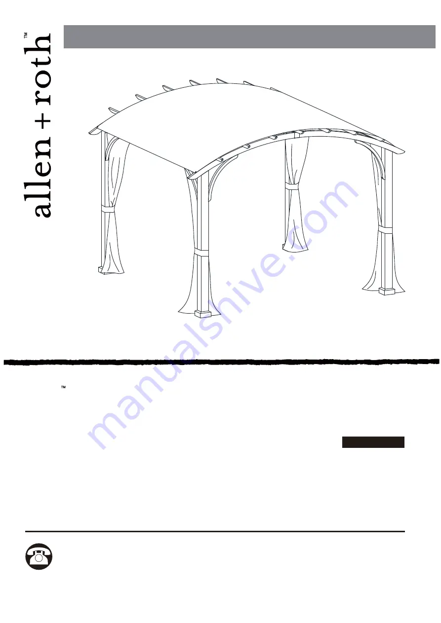 Allen + Roth 1839858 Скачать руководство пользователя страница 1